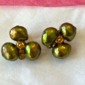 💐Beautiful Gold Plated Clip Earrings💐